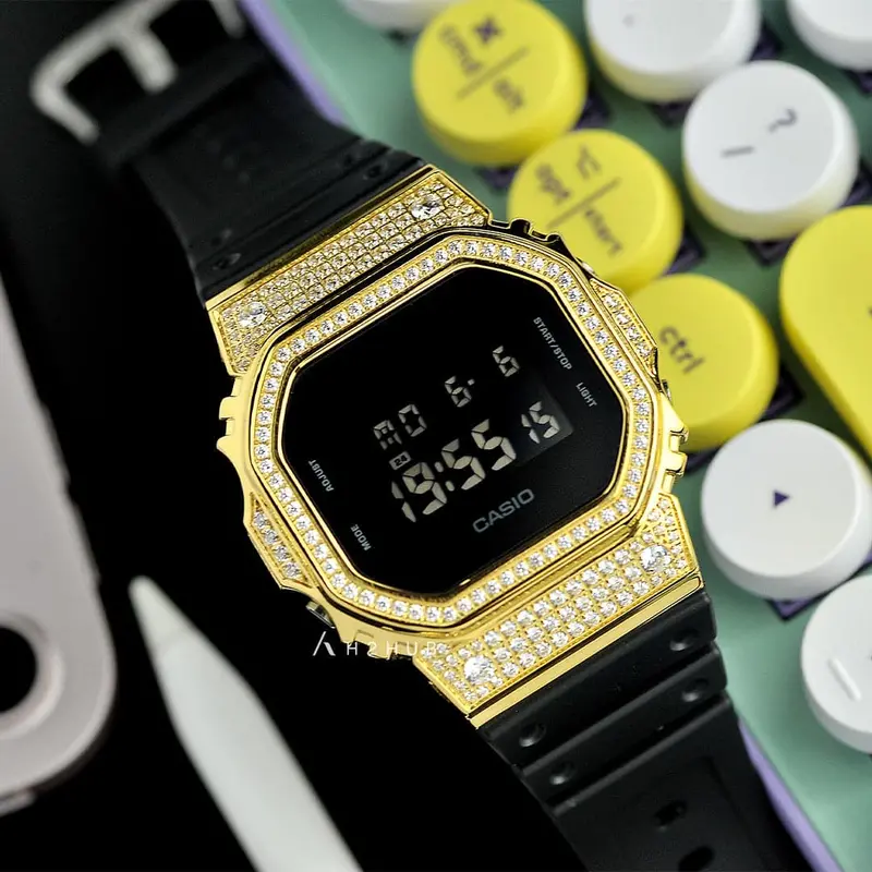 Casio Mod Black Resin Strap Women Watch Dw-5600Bb-1Dr-M3 2