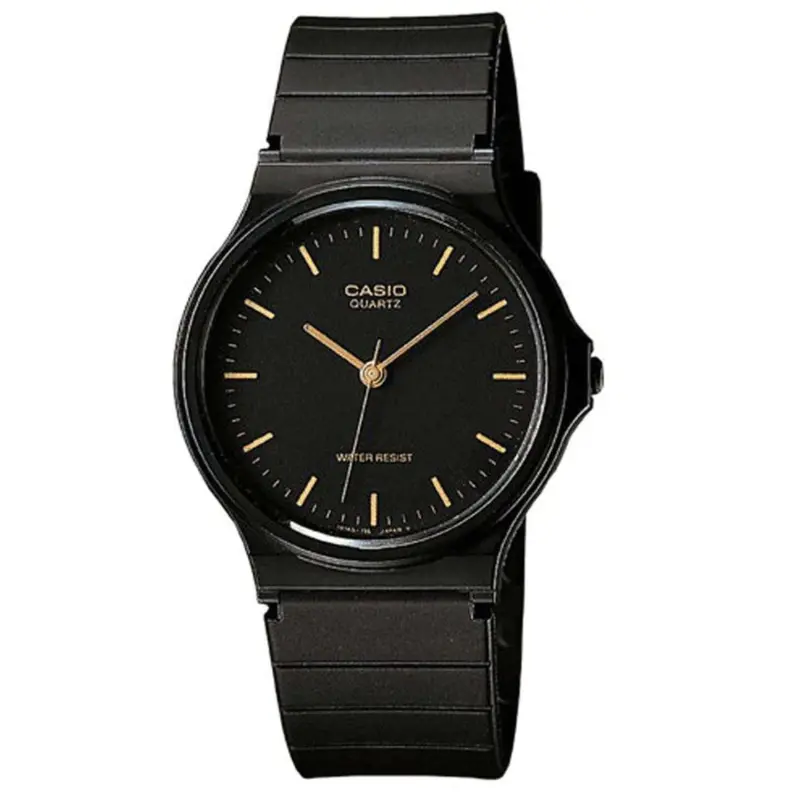 Casio Mq-24-1Eldf-P Black Resin Strap Unisex Watch 1