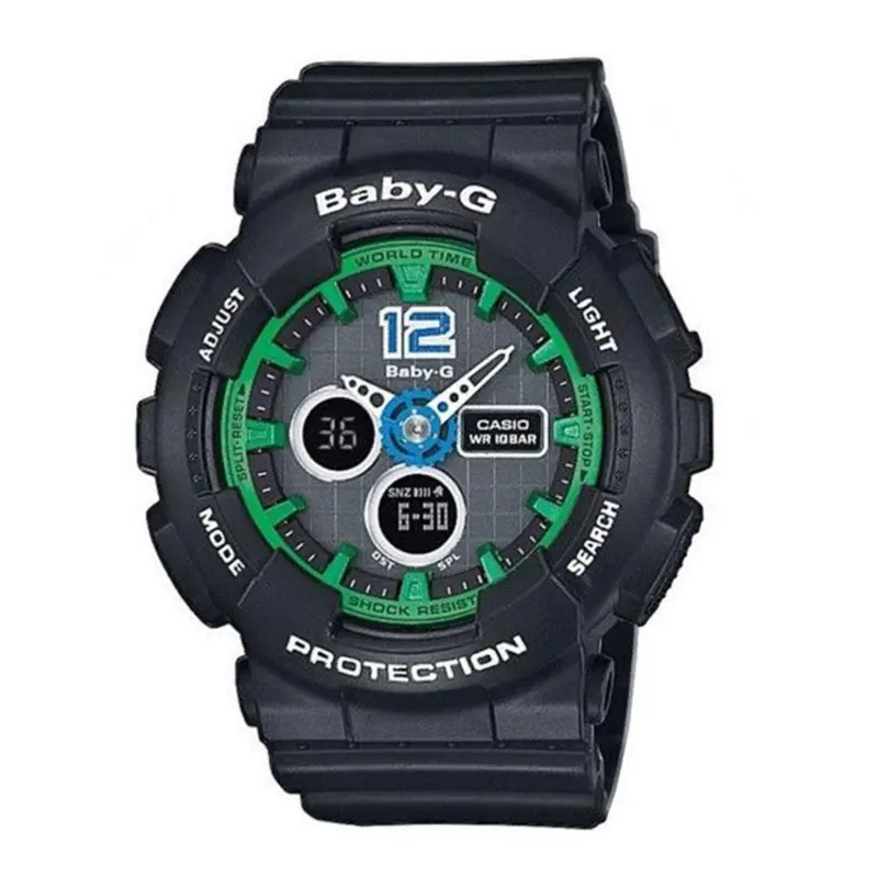 Casio Quartz Analog-Digital Resin Strap Women's Watch Ba-120-1Bdr-P 1