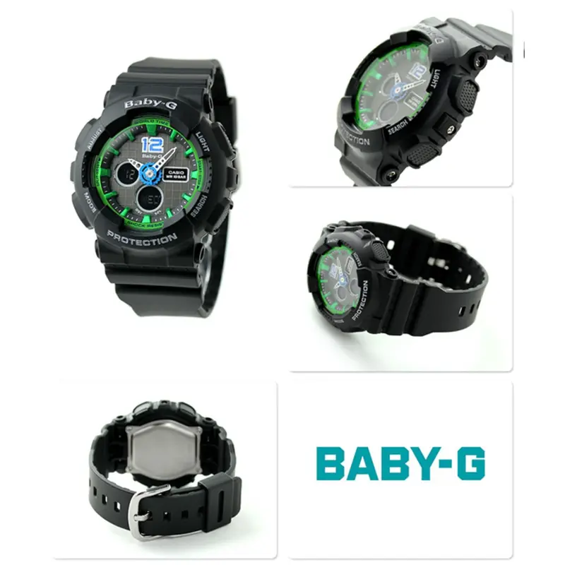 Casio Quartz Analog-Digital Resin Strap Women's Watch Ba-120-1Bdr-P 2
