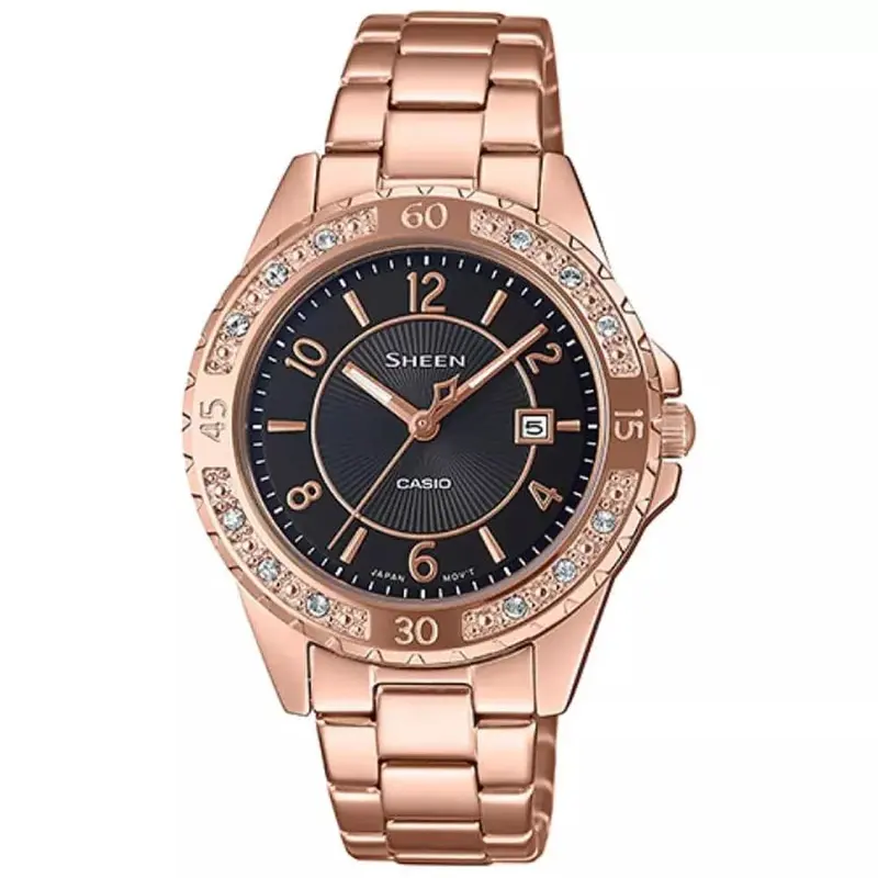 Casio Sheen She-4532Pg-1Audf Women's Watch 1