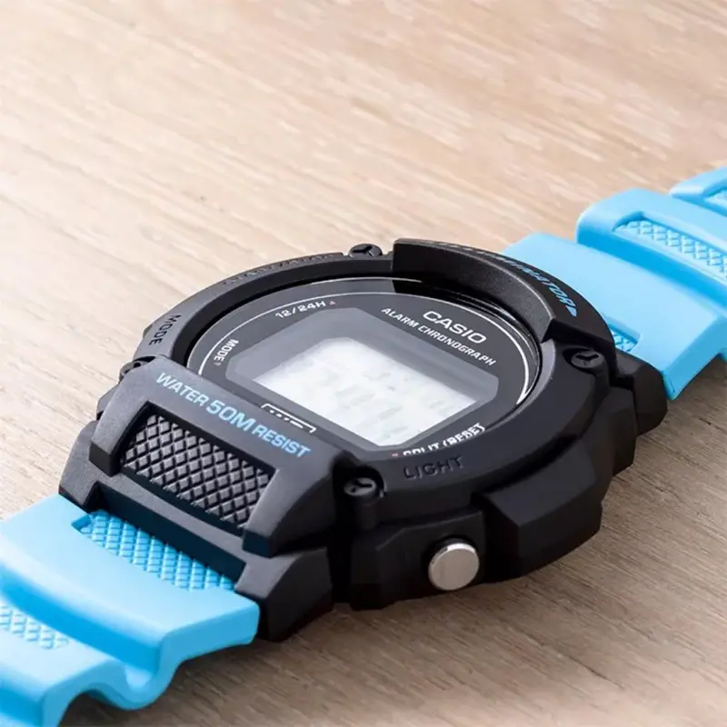 Casio Sporty W-219H-2A2vdf Digital Blue Resin Men Watch 2