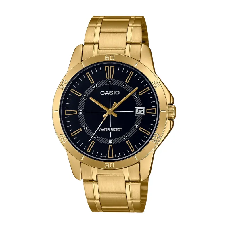 Casio Standard Gold Tone Watch Mtp-V004g-1Cudf 1