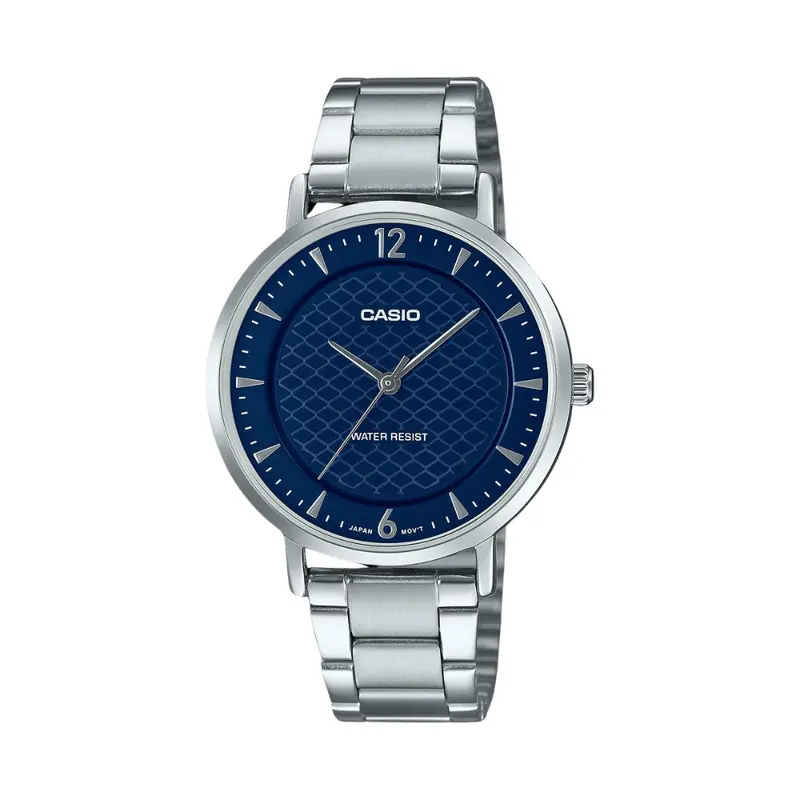 Casio Standard Ltp-Vt04d-P Series Patterned Dial Steel Watch 2