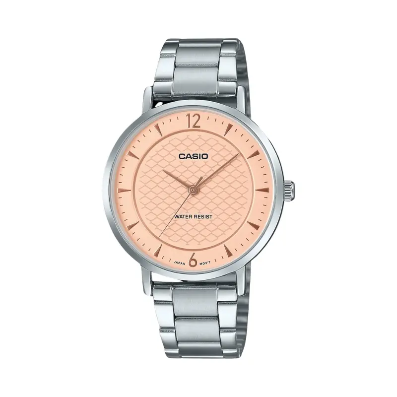 Casio Standard Ltp-Vt04d Series Patterned Dial Steel Watch 3