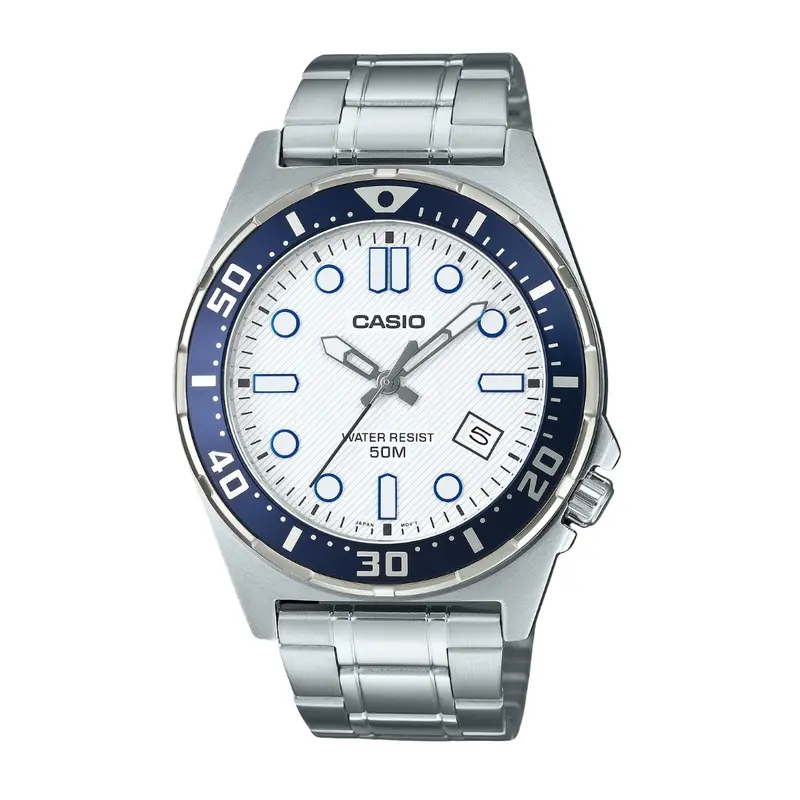 Casio Standard Mtd-135D Series Silver Steel Watch 4