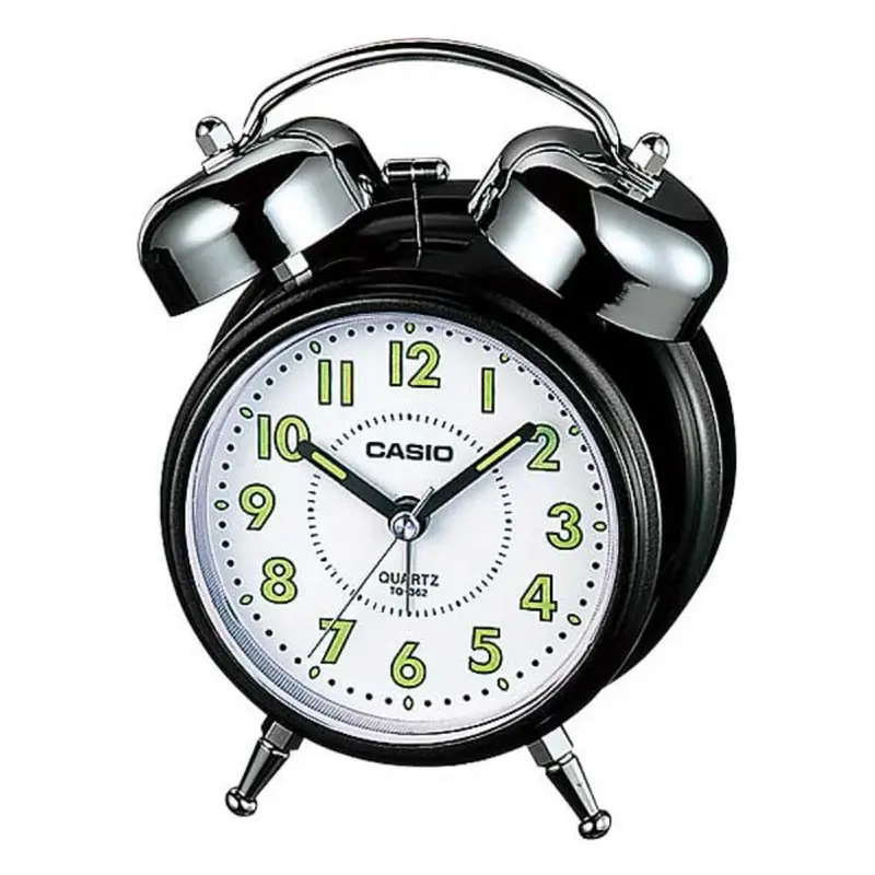 Casio Standard White Dial Bell Sound Alarm Tq-362-1B-P 1