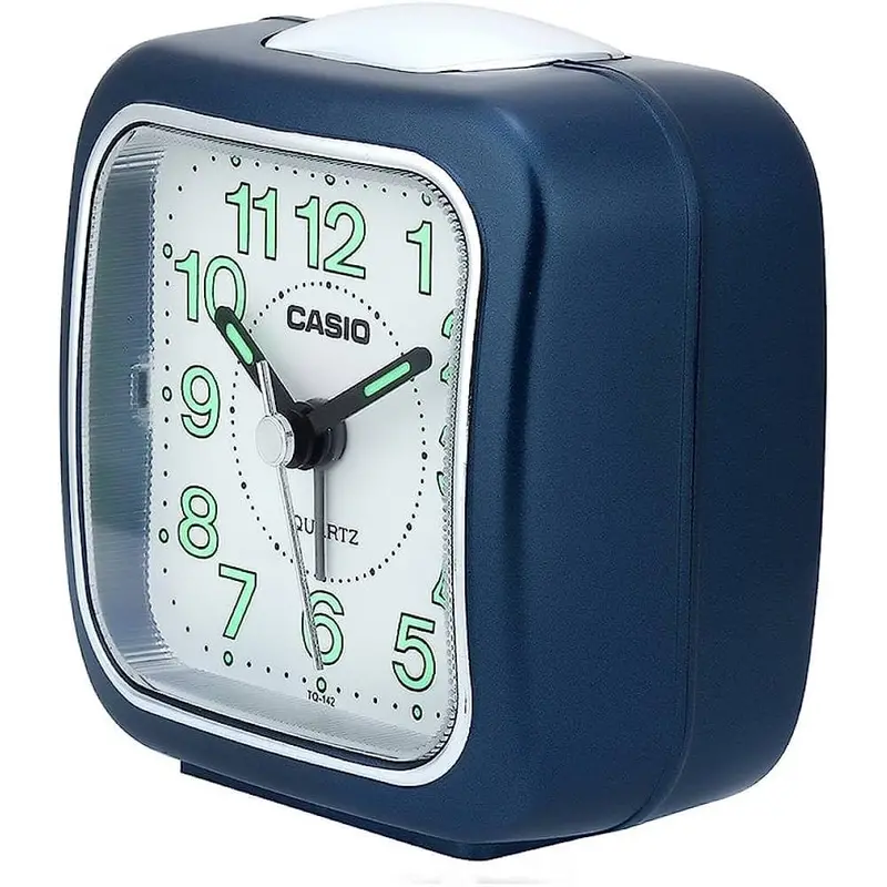 Casio White Dial Table Clock Tq-142-2D-P 2