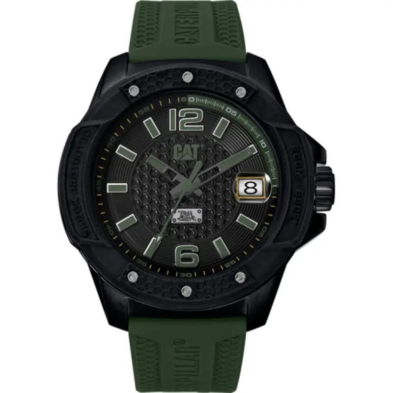 Caterpillar Shockmaster Evo Silicone Strap Men Watch Sj.161.23.133 1