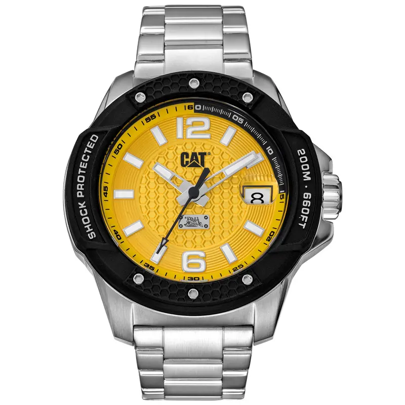 Caterpillar Shockmaster Evo Stainless Steel Strap Men Watch Sj.141.11.731 1