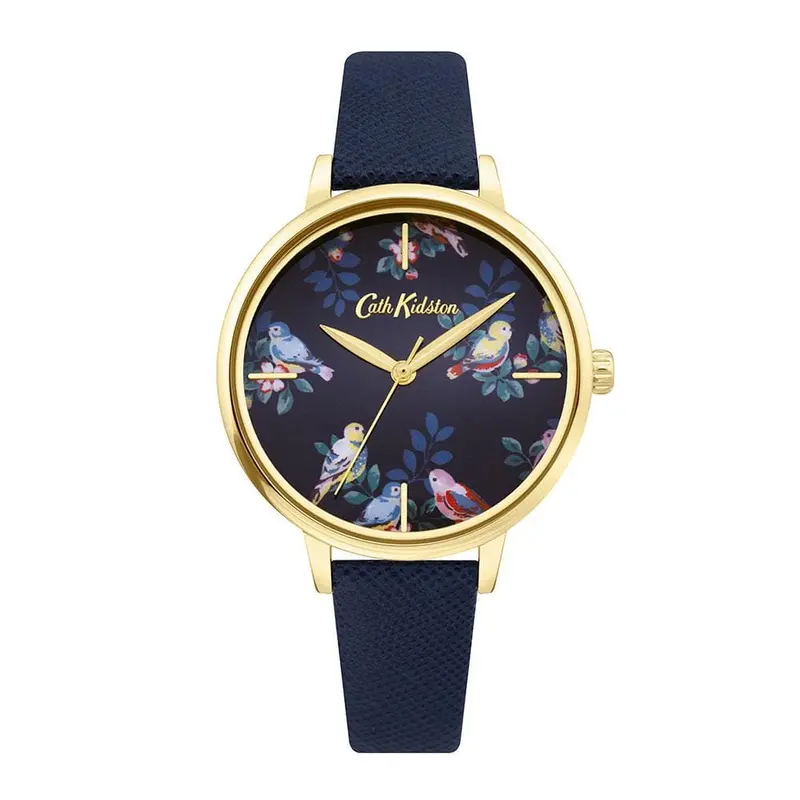 Cath Kidston Black Floral Alloy Ckl069ug Women's Watch 1