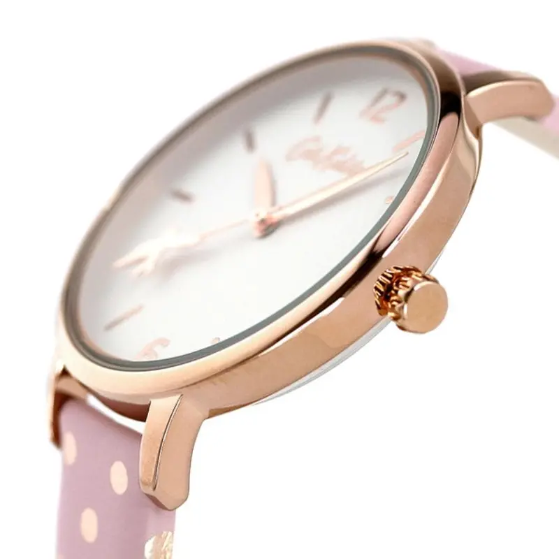 Cath Kidston Button Spot Pink Strap Alloy Ckl088p Women's Watch 2