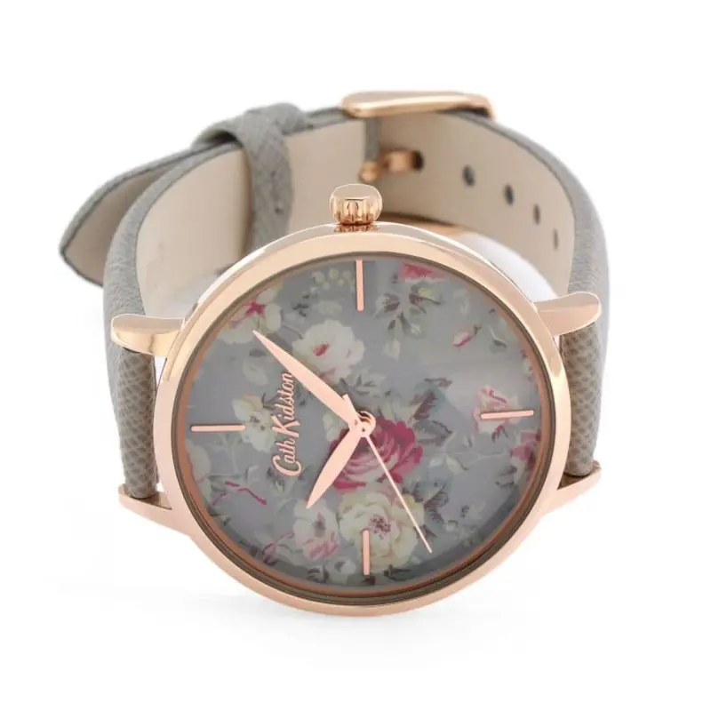Cath Kidston Grey Floral Alloy Ckl069erg Women's Watch 2