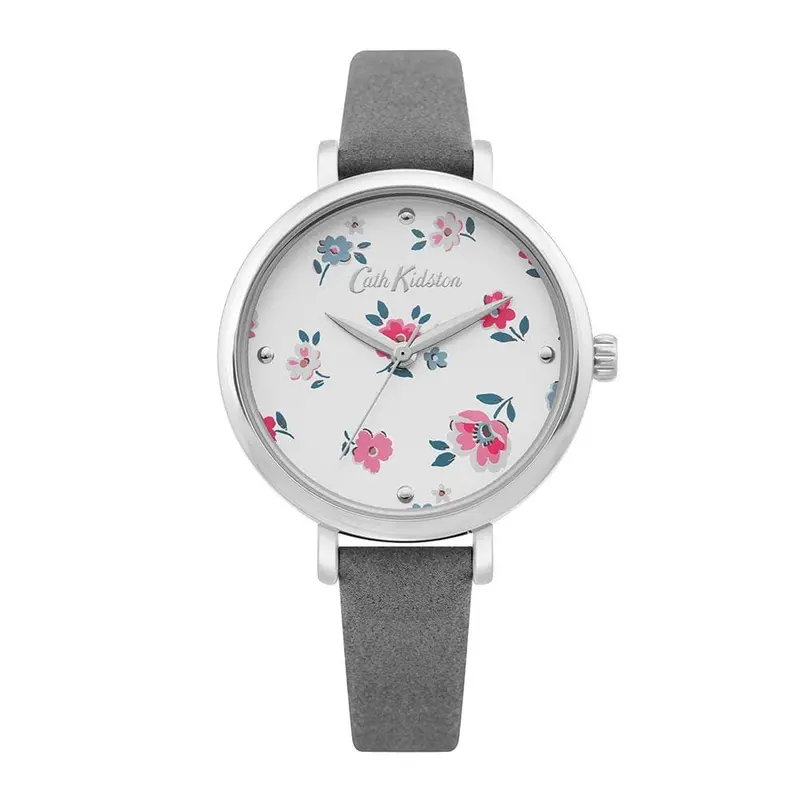 Cath Kidston Grey Floral Alloy Ckl079e Women's Watch 1