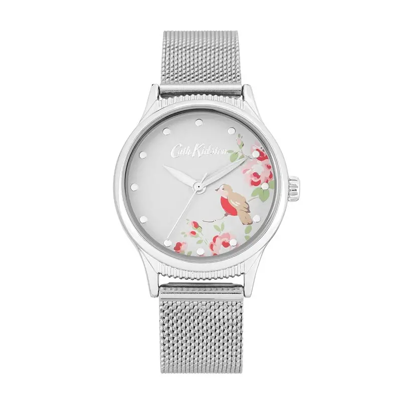 Cath Kidston Little Bird Silver Mesh Alloy Ckl091sm Women's Watch 1