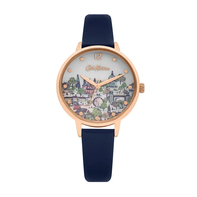 Cath Kidston London View Navy Strap Ckl083urg Women's Watch 1