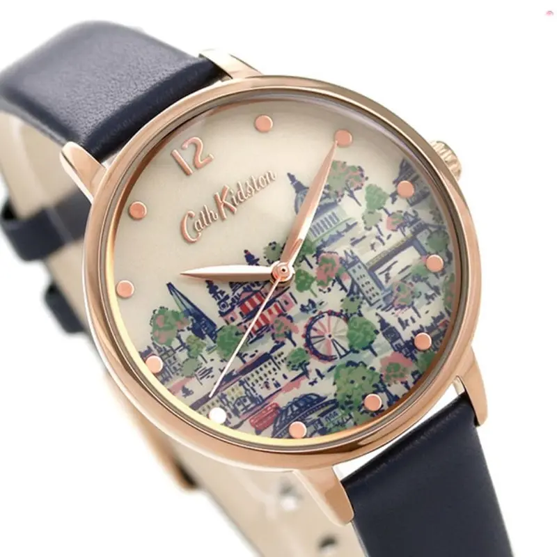 Cath Kidston London View Navy Strap Ckl083urg Women's Watch 2