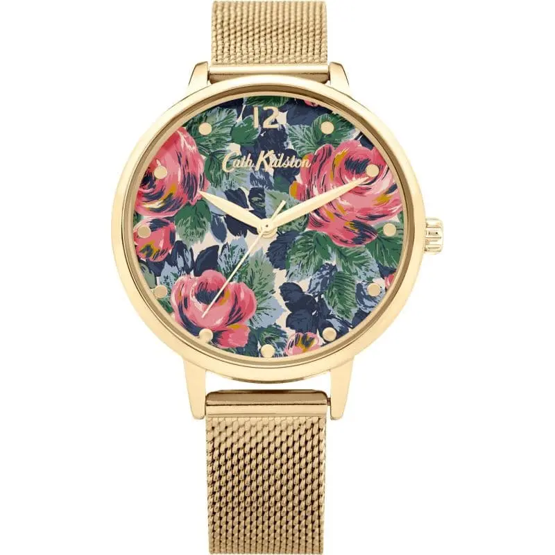 Cath Kidston Oxford Gold Mesh Ckl085gm Women's Watch 1