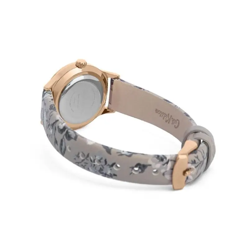 Cath Kidston Pembroke Rose Grey Printed Strap Alloy Ckl090e Women's Watch 2