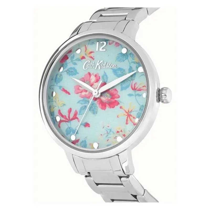 Cath Kidston Pembroke Rose Silver Bracelet Ckl084sm Women's Watch 2