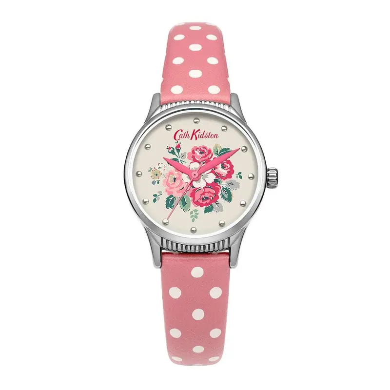 Cath Kidston Pink Floral Alloy Ckl012ps Women's Watch 1