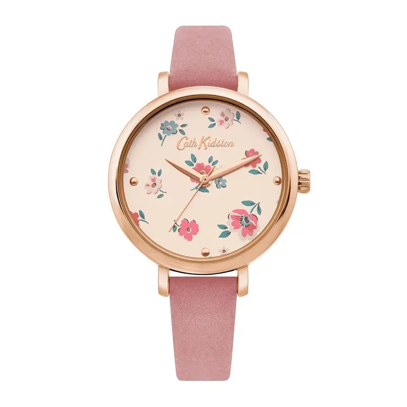 Cath Kidston Pink Floral Alloy Ckl079prg Women's Watch 1