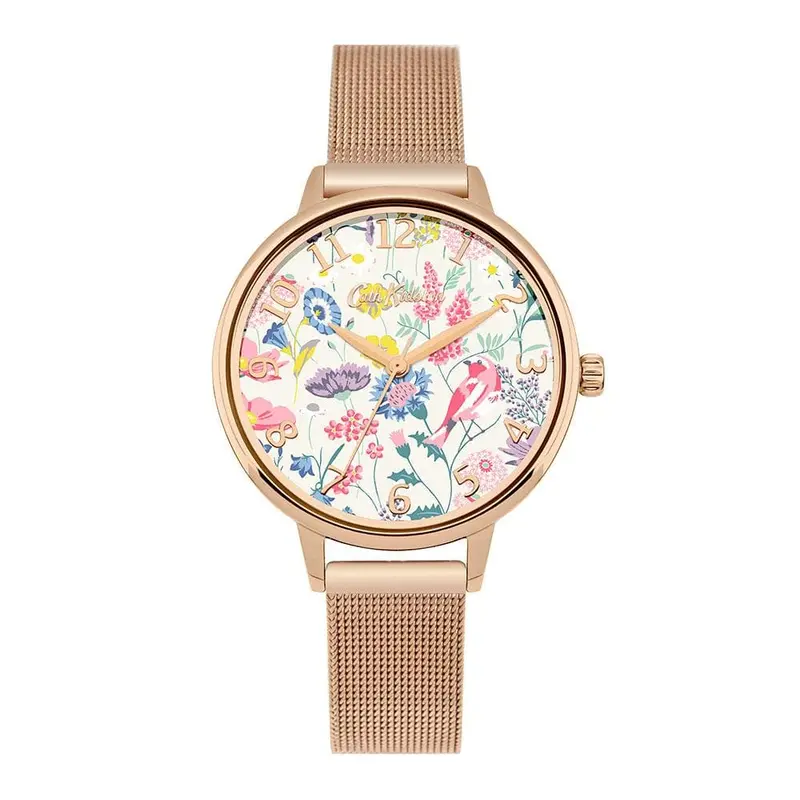 Cath Kidston Quartz Highgate Fields Rose Gold Alloy Ckl051rgm Ladies Watch 1