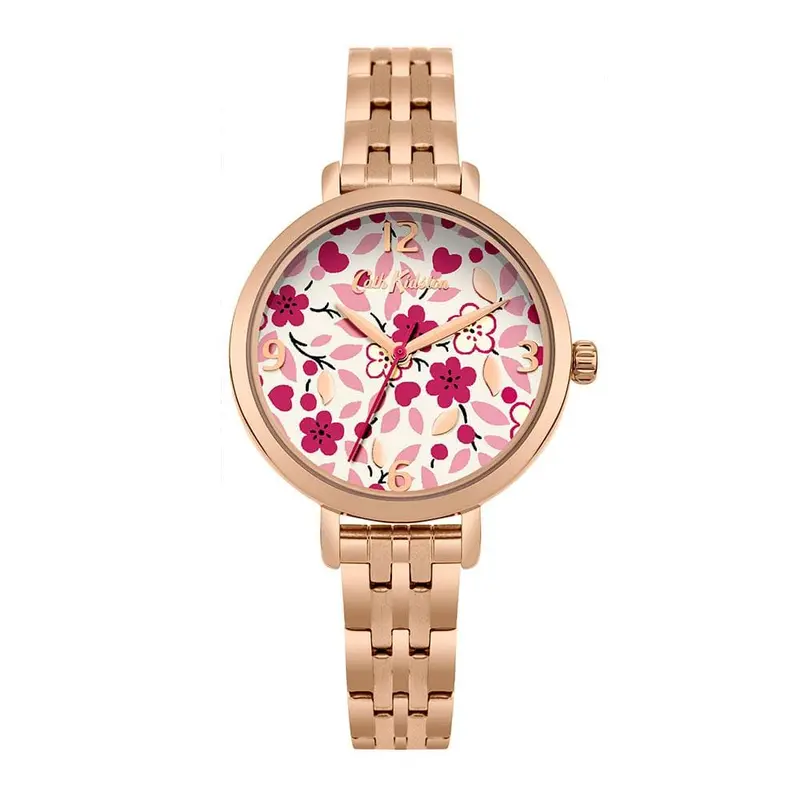 Cath Kidston Red Floral Alloy Ckl037rgm Women's Watch 1