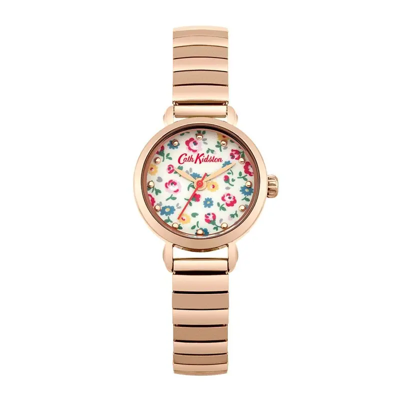 Cath Kidston White Floral Alloy Ckl016rgm Bracelet Women's Watch 1