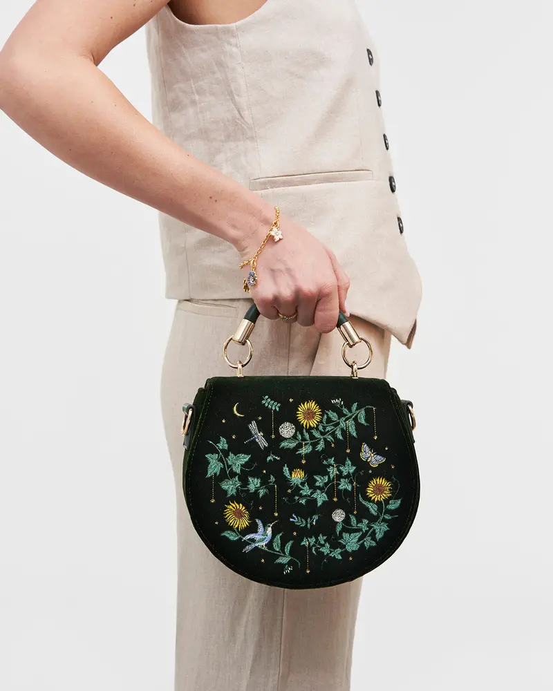 Charlotte Sunflower Top Handle Bag 2