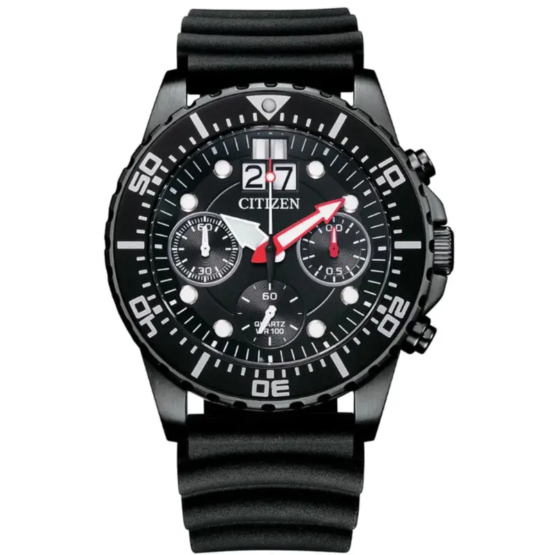 Citizen Ai7005-12E Black Polyurethane Strap Men Watch 1