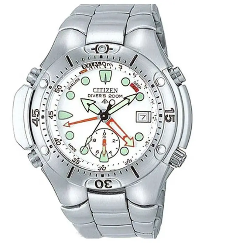 Citizen Aqualand Silver Stainless Steel Strap Men Watch Al0050-57A 1