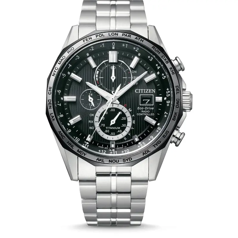 Citizen At8218-81E Chronograph Stainless Steel Men Watch 1