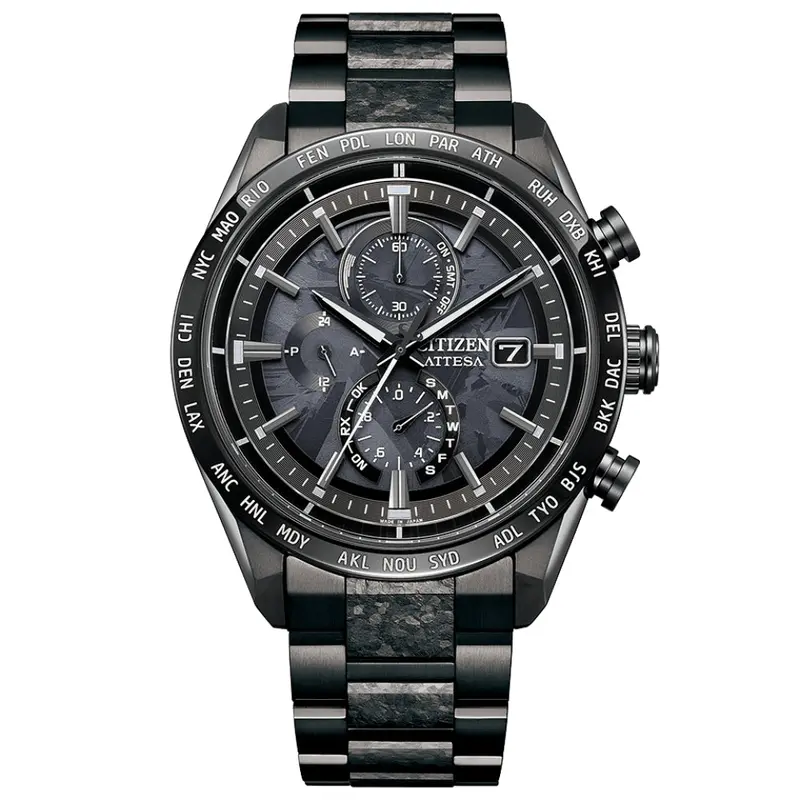 Citizen Attesa Black Titanium Hakuto-R Limited Edition Men Watch At8287-62E 1