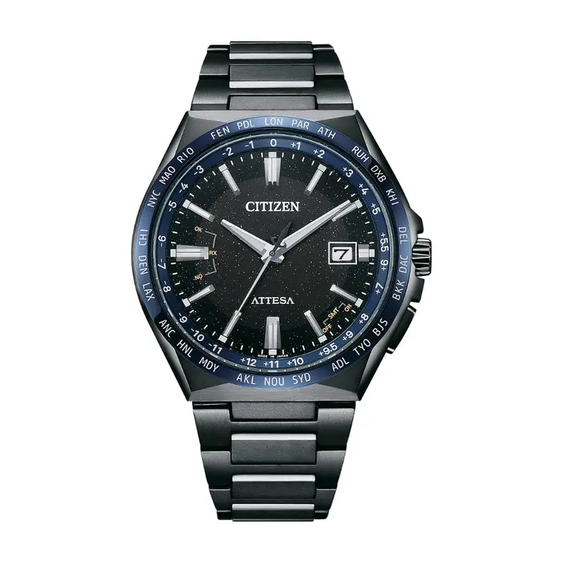 Citizen Attesa Black Titanium Steel Strap Men Watch Cb0217-71E 1