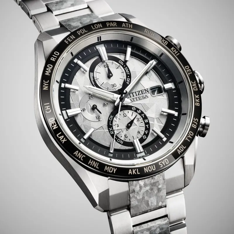 Citizen Attesa Silver Stainless Steel Strap Men's Watch - Chronograph | At8284-61A 2