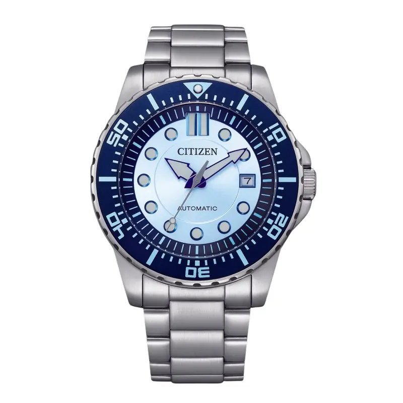 Citizen Automatic Beginning Blue Dial Stainless Steel Nj0178-81M 1