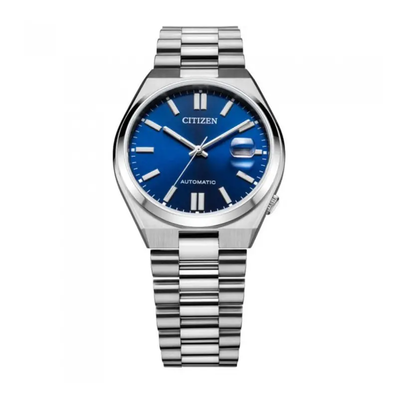 Citizen Automatic Blue Dial Stainless Steel Men's Watch Nj0150-81L 2