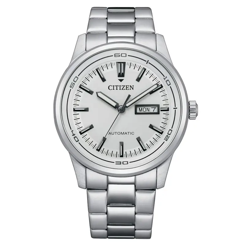 Citizen Automatic Silver Stainless Steel Strap Men Watch Nh8400-87A 1
