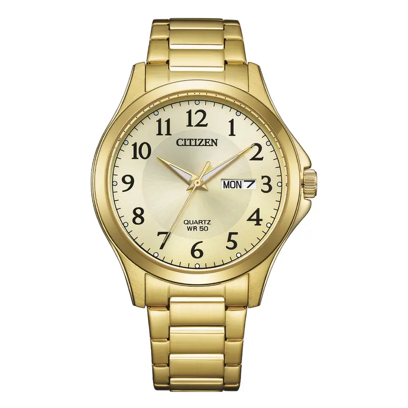 Citizen Bf2028-83P Quartz Men's Gold Steel Watch 1