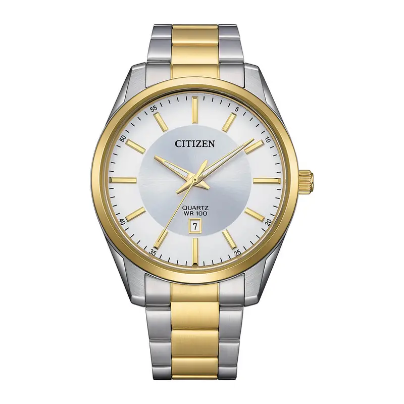 Citizen Bi1036-57A Silver & Gold Two-Toned Steel Watch 1
