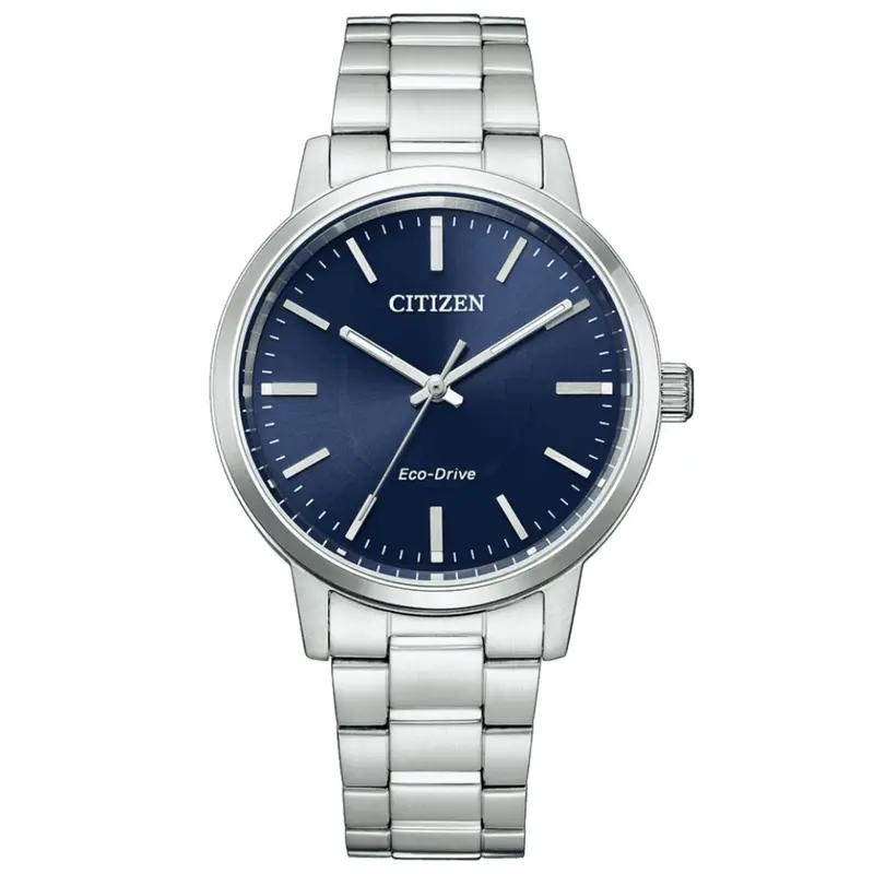 Citizen Bj6541-58L Eco-Drive Blue Dial Silver-Tone Stainless Steel Men's Watch 1