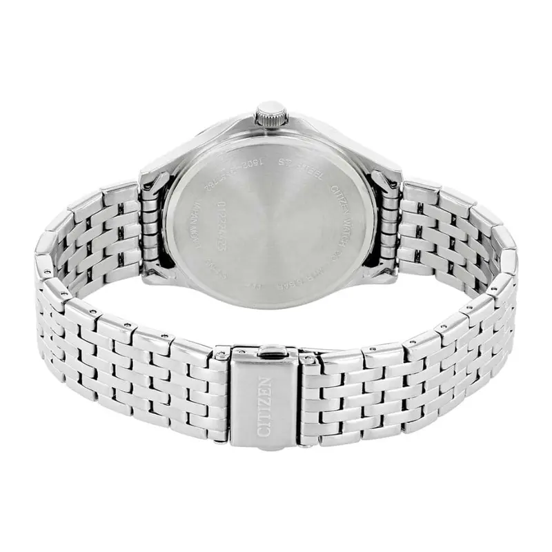 Citizen Black Dial Silver Stainless Steel Strap Men Watch Bf2020-51E 2