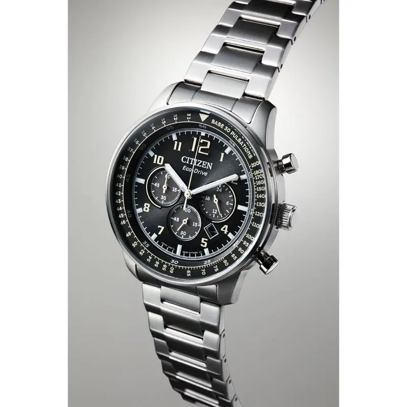 Citizen Ca4500-83E Eco-Drive Chronograph Stainless Steel Men's Watch 2