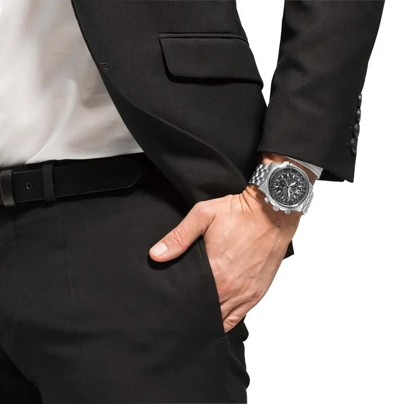 Citizen Cb5920-86E Radio Controlled Crono Pilot Stainless Steel Men's Watch 2
