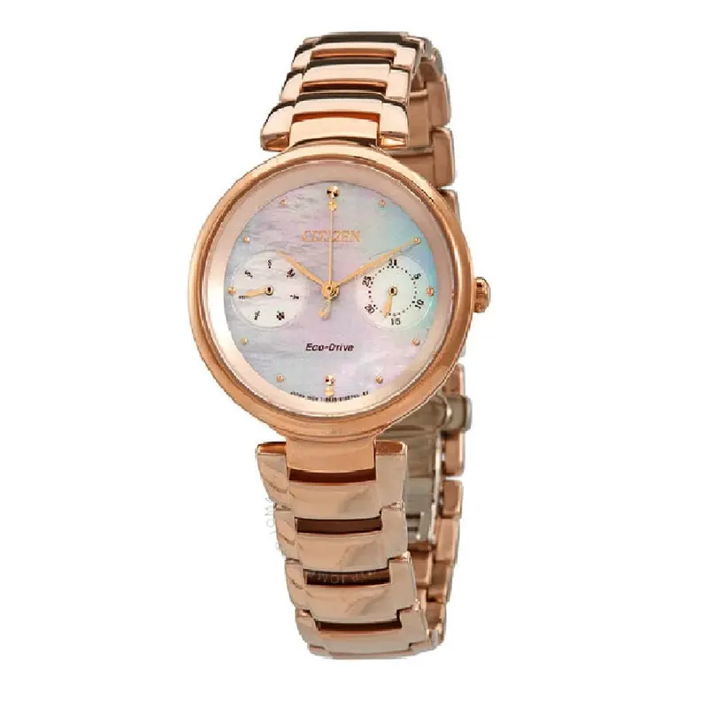 Citizen Chronograph Crystal Ladies Watch Fd1103-89Y 1