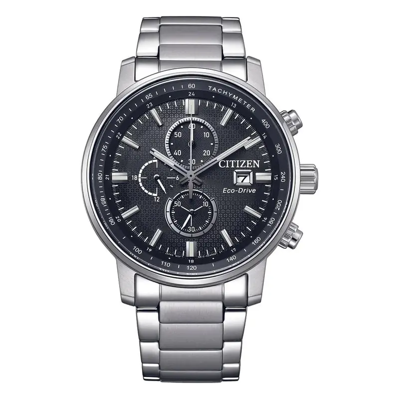 Citizen Chronograph Eco-Drive Black Dial Men's Watch Ca0840-87E 1