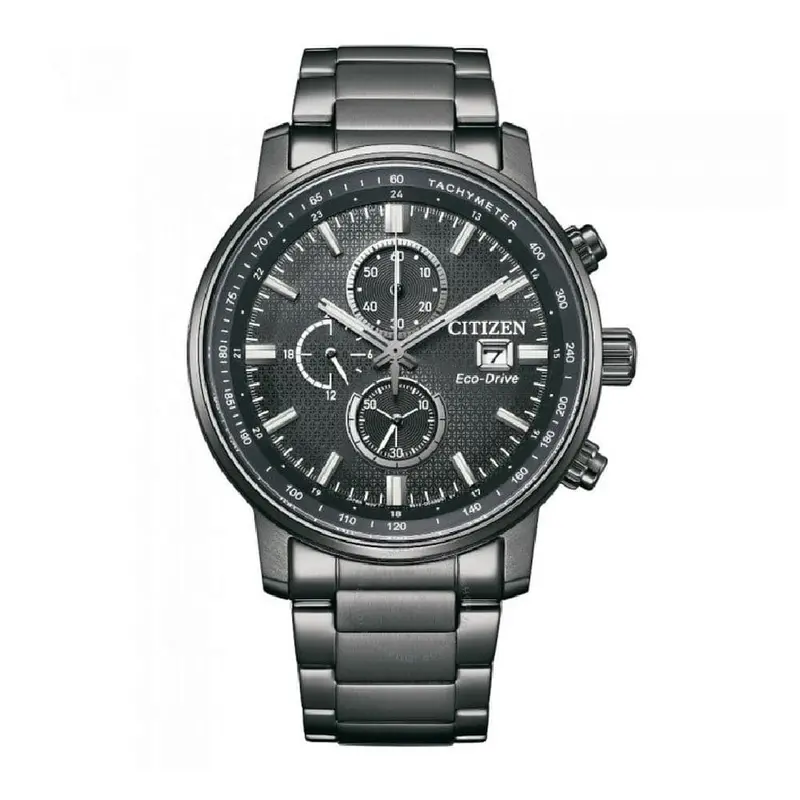 Citizen Chronograph Eco-Drive Black Dial Men's Watch Ca0845-83E 1