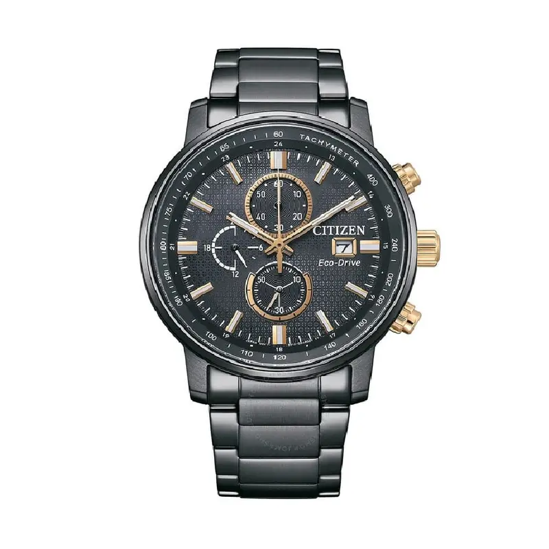 Citizen Chronograph Eco-Drive Black Dial Men's Watch Ca0846-81E 1