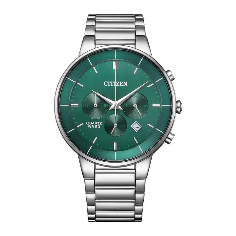 Citizen Chronograph Stainless Steel Strap Men Watch An8220-52X 1